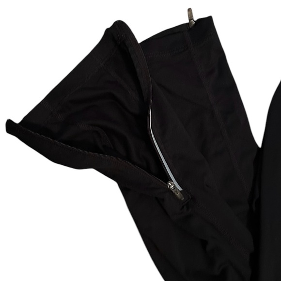 Nike Running Dri-FIT Black Reflective Leggings Women’s Small Ankle Zip - Picture 5 of 5
